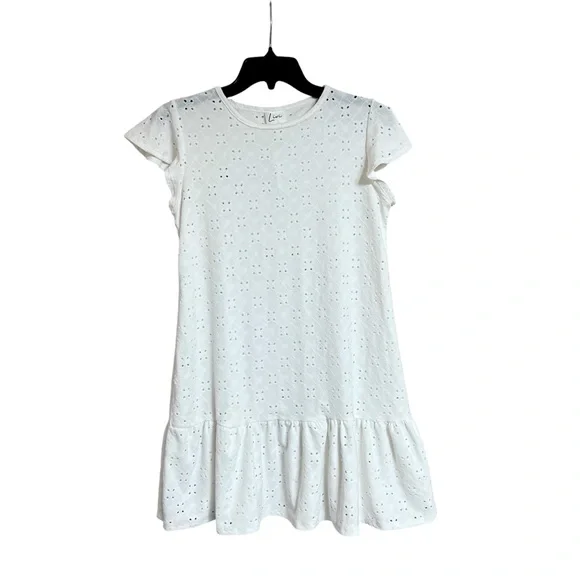 Livi by Olivia Rae White Eyelet Mini Dress
New‎ W/FLAW Read - Picture 3 of 11